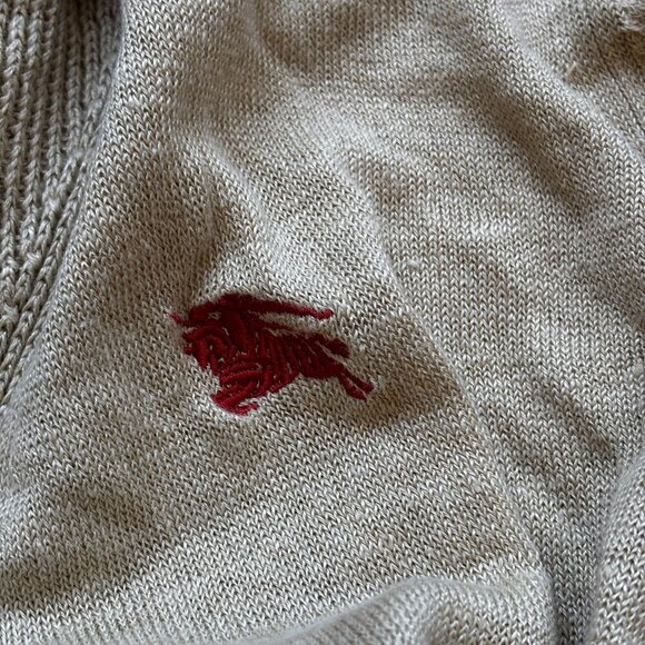 Burberry Black Label Men’s Beige Knit Cardigan - Size M - Picture 12 of 12